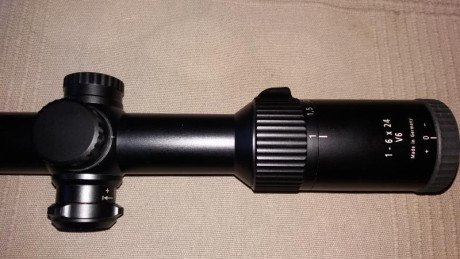 Buenos días,

Se vende visor Docter V6 1-6×24 con retícula iluminada regulable (sistema shifcontrol) con 01