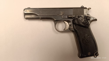 Buenas!
Pongo a la venta esta pistola STAR del 9 corto, es de un compañero y está guiada en A.
Se encuentra 00