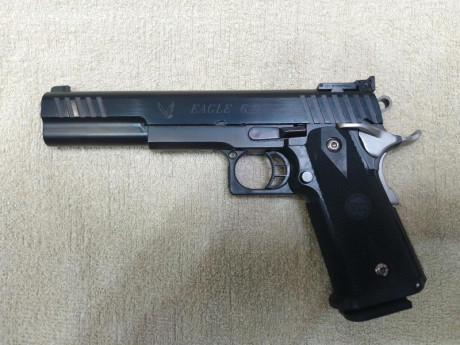 STI Eagle 6.0
Contactar por Whatsapp 603467230
Con cañón Bull barrell de acero inoxidable, maletín original, 01