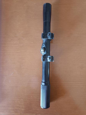 Vendo mira telescópica ARMEX 4x 20 original de los años 70.

Se encuentra en muy buen estado de conservación 00