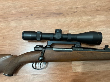 Se vende rifle de cerrojo marca Kettner en calibre 3006, gatillo con pelo, con monturas y visor Nikon 00
