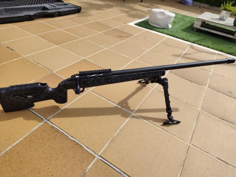 Vendo rifle Sabatti Tactical Evo en calibre 6.5 creedmoor.
Tiene cañón de 28" y 28 mm de grosor.
Carril 01