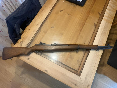 Se vende M1garand cal307 funciona perfectamente 
Se encuentra en Benidorm o Valencia
2600€ 
En muy buen 01