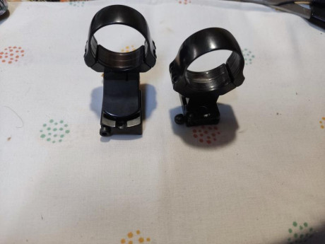 Se ofrecen bases apel completas de 30 mm originales , en Segovia, para Remington 700,Bergara y rifles 00