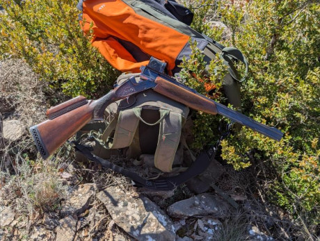 Se vende express superpuesto Brno modelo Súper calibre 7x65R. Expulsor. Dispone de lomo regulable en altura 11