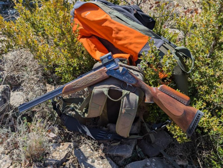 Se vende express superpuesto Brno modelo Súper calibre 7x65R. Expulsor. Dispone de lomo regulable en altura 10