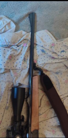 Rifle monotiro Baikal:

- Calibre 30/06.
-  Visor Valliant 4-16x50.
- Muy buen estado.
- Se encuentra 171