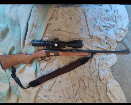 Rifle monotiro Baikal:

- Calibre 30/06.
-  Visor Valliant 4-16x50.
- Muy buen estado.
- Se encuentra 00