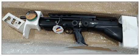 Vendo PCP Bull Pup Wheirauch HW100 BPK del 4,5mm.
Arma en perfecto estado de uso con tóricas revisadas 50