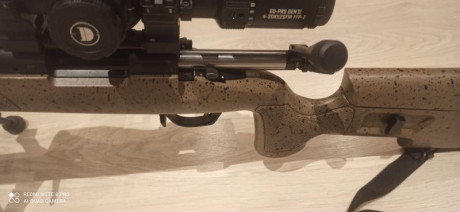 Buenas tardes compañeros, quiero vender mi rifle Bergara HMR calibre 6'5 creedmore. Incluye base picatinny, 00