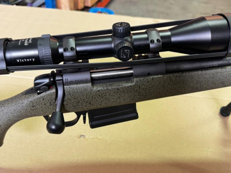 Debido a reorganizacion de armero vendo rifle bergara b14 hunter, en calibre 308 winchester, con muy pocos 01