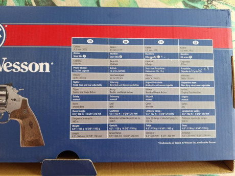 Bueno días compañeros,

Pongo a la venta este magnífico revólver Co2 Smith & Wesson M29 6,5" 12