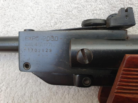 Se vende gamo expo 2000 en calibre 4,5mm.esta en buen estado y funciona perfectamente.pavonado y maderas 10