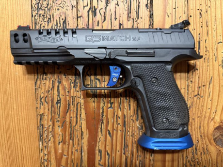 En venta Walther Q5 Match SF Expert.
En perfecto estado.
Con 4 cargadores. 
Precio 2.000€
WhatsApp 628526375 10