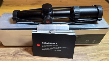 Visor Leica Fortis 6 1-6x24i. 

Gran angulo de visión y diferenciación de contrastes, nos aporta una gran 02