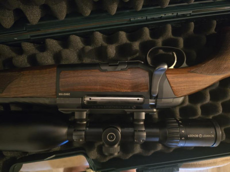 Buenas.
Vacio armero y pongo a la venta varias armas;
- STEYR MANNLICHER luxus 30-06. Gatillo pelo francés, 00