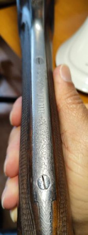 Se ofrece a la venta una escopeta Victor Sarasqueta Modelo 216 HH Hispania, calibre 12, una pieza clásica 51