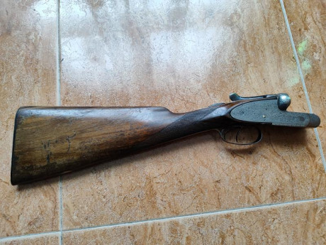 Se ofrece a la venta una escopeta Victor Sarasqueta Modelo 216 HH Hispania, calibre 12, una pieza clásica 92