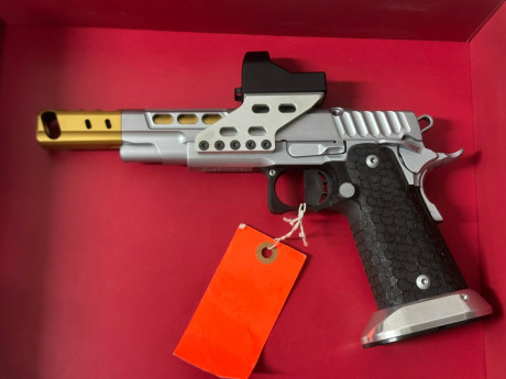 Hola pongo en venta esta Sti Dvc Open  38 S.A.
nueva ha estrenar  , no se ha disparado nunca ni para probarla 00