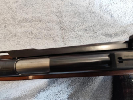 En buen estado, disparando balun de 0,48 g a +_ 180 m/s, unos 7.76 julios.

Tene marcas de uso leves en 20