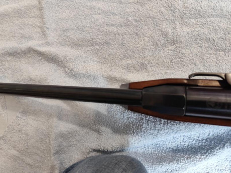 En buen estado, disparando balun de 0,48 g a +_ 180 m/s, unos 7.76 julios.

Tene marcas de uso leves en 30