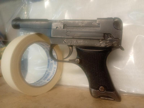 Hola! Pongo en venta INUTLIZADA, la pistola Nambu tipo 94. 
Fabricada en Julio de 1941.
Su aspecto y estado 02