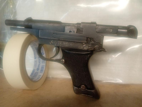 Hola! Pongo en venta INUTLIZADA, la pistola Nambu tipo 94. 
Fabricada en Julio de 1941.
Su aspecto y estado 10