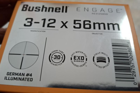 Vendo, por no usar, rifle SAVAGE AXIS calibre 308, con visor BUSHNELL ENGINE 3-12*56, RETICULA ILUMINADA.
El 02