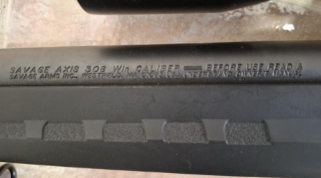 Vendo, por no usar, rifle SAVAGE AXIS calibre 308, con visor BUSHNELL ENGINE 3-12*56, RETICULA ILUMINADA.
El 01