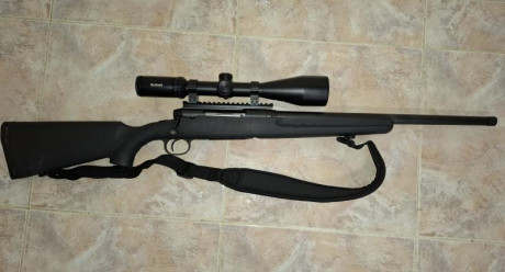 Vendo, por no usar, rifle SAVAGE AXIS calibre 308, con visor BUSHNELL ENGINE 3-12*56, RETICULA ILUMINADA.
El 00