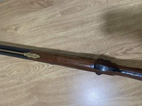 Rifle Express calibre 58 Marca A.M.R. recientemente puesto a punto en armería + turquesa. 
Lo cambiaría 00