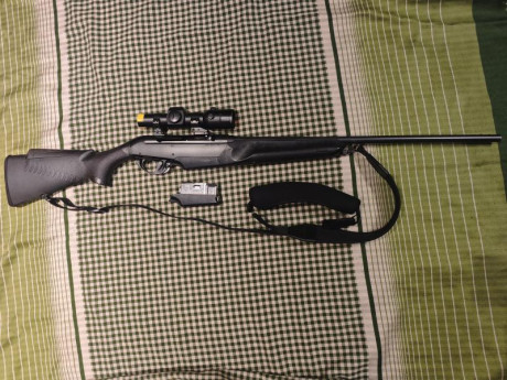 Pongo a la venta:

- Rifle Benelli Argo R1 COMFORTECH, con 61cm de cañon, del calibre 338 Winchester Magnum.

- 02