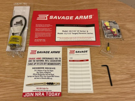 RESERVADO - rifle SAVAGE 110 SCOUT en calibre 308 Winchester, en estado de estreno, se ha realizado 10 61