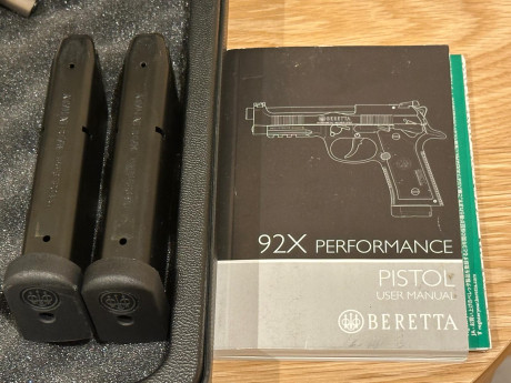 SE VENDE - BERETTA 92X Performance 9MM  (Parabellum) en estado impecable como nuevo.

Se compro para realizar 00