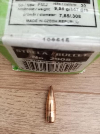 Vendo caja de 100 puntas 147 grains de S&B más otras 20 del mismo peso y características

25€ envío 01