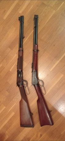 Vendo rifle,Winchester 1892 fabricado en 1908.
Calibre 44/40. 
Curioso ejemplar con engarce de bayoneta 02