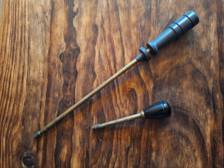 *SE VENDE:* 

Set de baquetas para armas de avancarga o cartucho metalico polvora negra.

Baquetas de 00