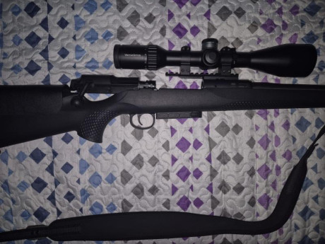 Mauser M25 Extreme calibre 300 wm,con carril picatinny, anillas warne originales para visor de tubo de 01