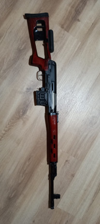 Se vende Izmash tiger con visor 4-12 y dos cargadores, de 5 y 10 cartuchos limitados para caza. No me 02