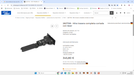 Buenas foro, busco pistola Walther LP500, si alguien piensa en desacerse de una le agradecería que me 52