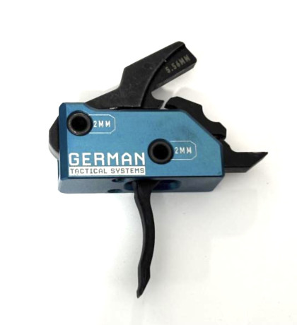 Se ofrece un kit de disparo Germán Tactical Systems de 3,5 Libras, 1.600 gramos de presión. El gatillo 01