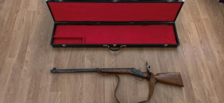 Pongo a la venta el arma de un amigo, se trata de un Rolling Block "John Bodine" 30"  de 02