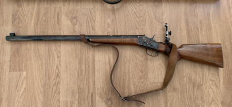 Pongo a la venta el arma de un amigo, se trata de un Rolling Block "John Bodine" 30"  de 01