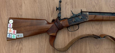 Pongo a la venta el arma de un amigo, se trata de un Rolling Block "John Bodine" 30"  de 11