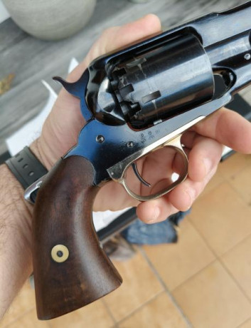 Buenos días

Cambio mi revolver pietta Remington new model army shooter, cal 44 y cañón de 8".

Quizás 20