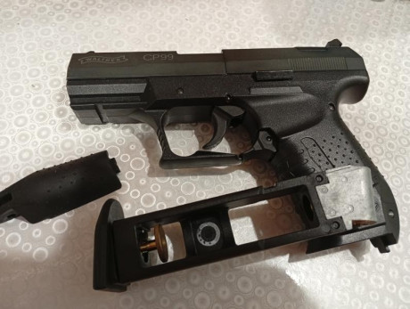 Pongo a la venta estas dos piezas
CP99 de UNAREX. Prácticamente nueva 
Con tres cargadores como se verá 10