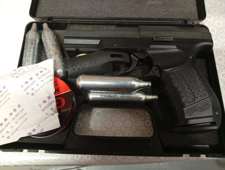 Pongo a la venta estas dos piezas
CP99 de UNAREX. Prácticamente nueva 
Con tres cargadores como se verá 32