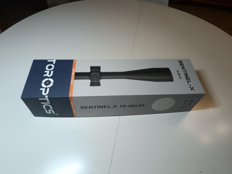 Hola pongo a la venta visor Vector Optics Sentinel X 10-40x50. Usado con carabina de aire comprimido para 00