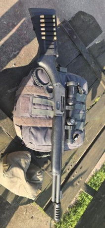 Se vende rifle Marlin 1895 Dark calibre 45/70 Govt. Incluye freno de boca hecho por armero bidireccional.
Visor 00