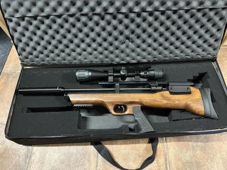 PARA INICIARSE EN EL PCP

Diseño de Bullpup, carga manual, acción de perno lateral
Precisión del cañón 10